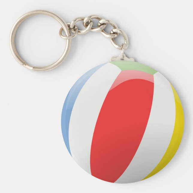 Animated beach ball keychain (Front)