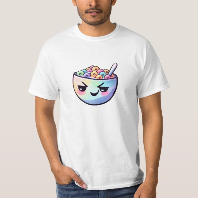 Animated Breakfast Cereal T-Shirt (Front)