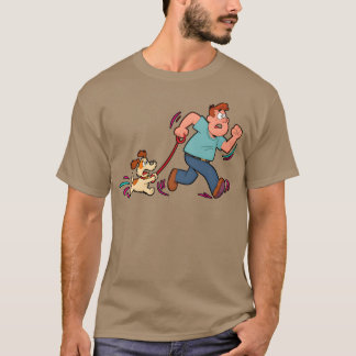 Animated Chase Scene Illustration friends T-Shirt