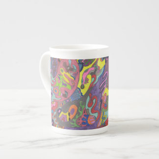 Animated Color, original abstract Bone China Mug