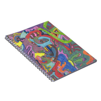 Animated Color, right side Notebook