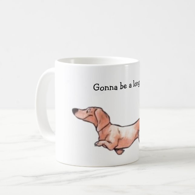 Animated Dachshund Mug (Front Left)
