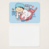 Animated dentist with tooth (Front & Back)