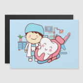 Animated dentist with tooth (Front/Back)