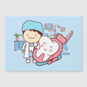 Animated dentist with tooth