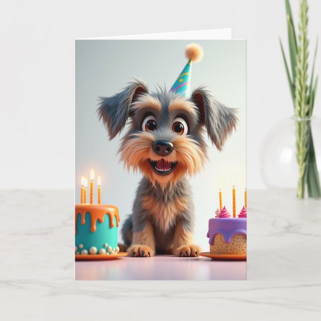 Animated Doggy Party Card (Front)
