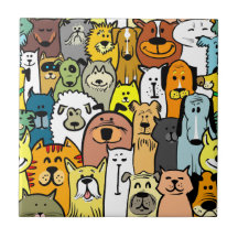 Animated Dogs and Cats illustrations