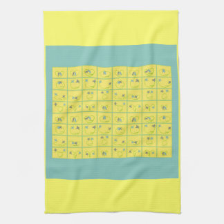 Animated Flights Fancy Birds Kissing Kitchen Towel