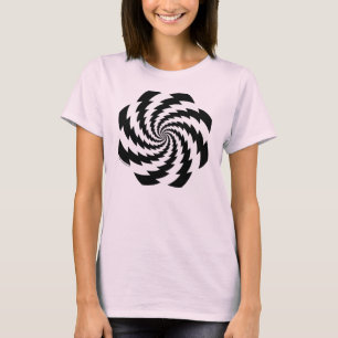 Animated Flower Ladies T-Shirt
