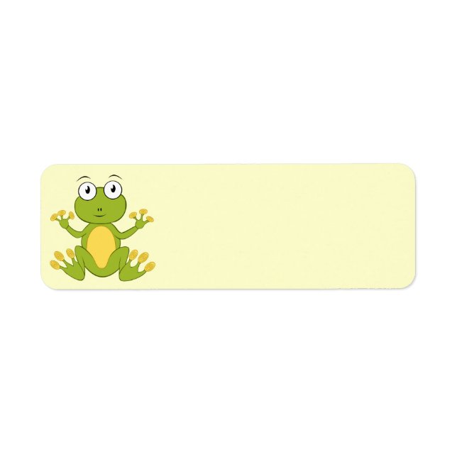 Animated Frog Label (Front)