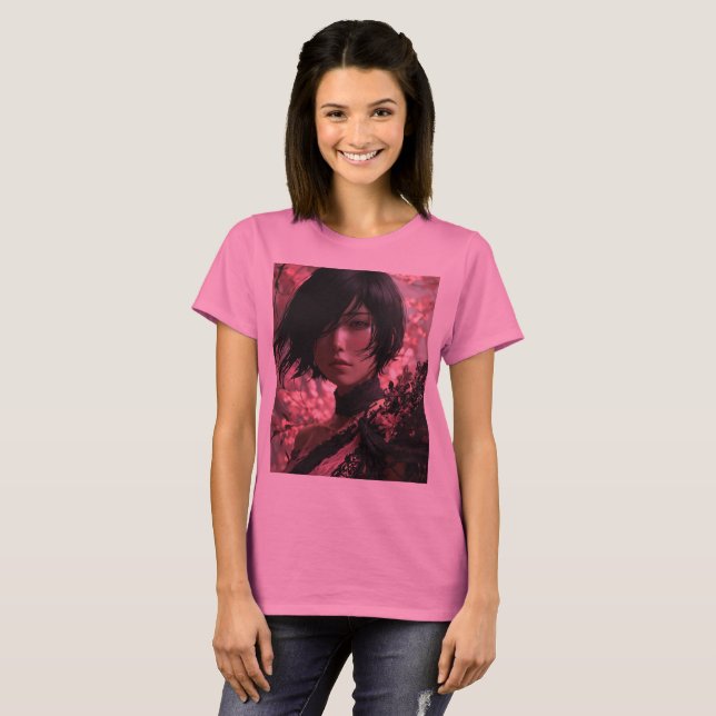 animated girl t shirt (Front Full)