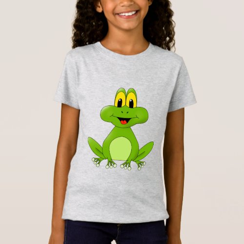 Animated Green Frog T_Shirt