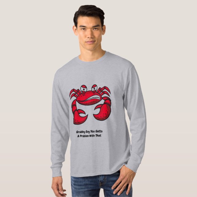 Animated Grouchy Crab T-Shirt (Front Full)