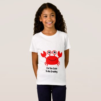 Animated Happy Red Crab T-shirt by paul68 at Zazzle