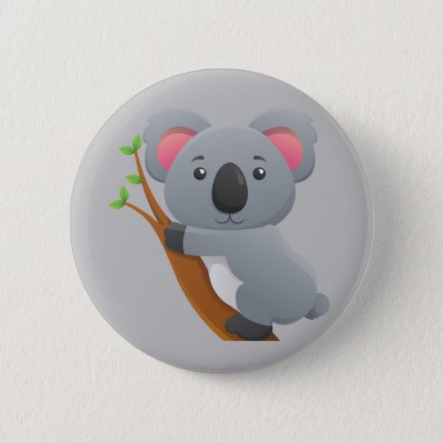 Animated Koala Bear Button