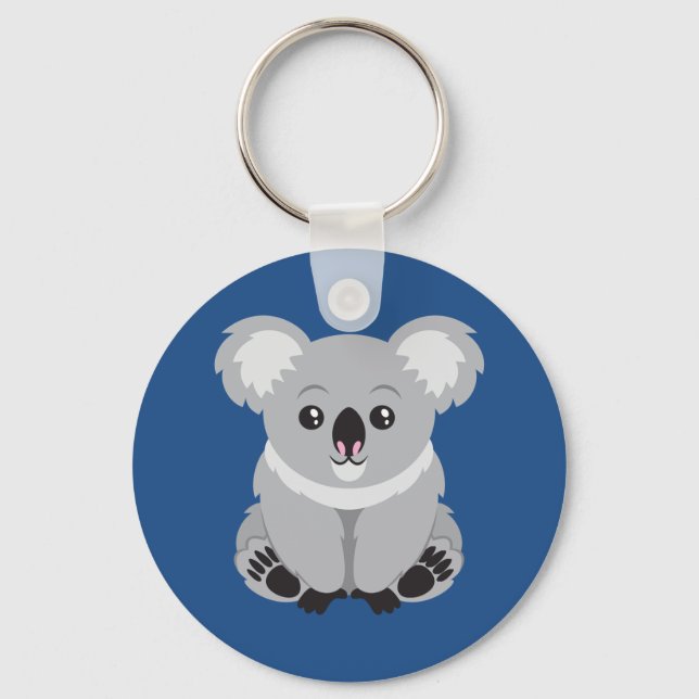 Animated Koala Bear Keychain (Front)