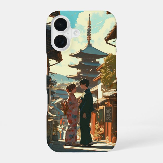 Animated lovers iphone case (Back)