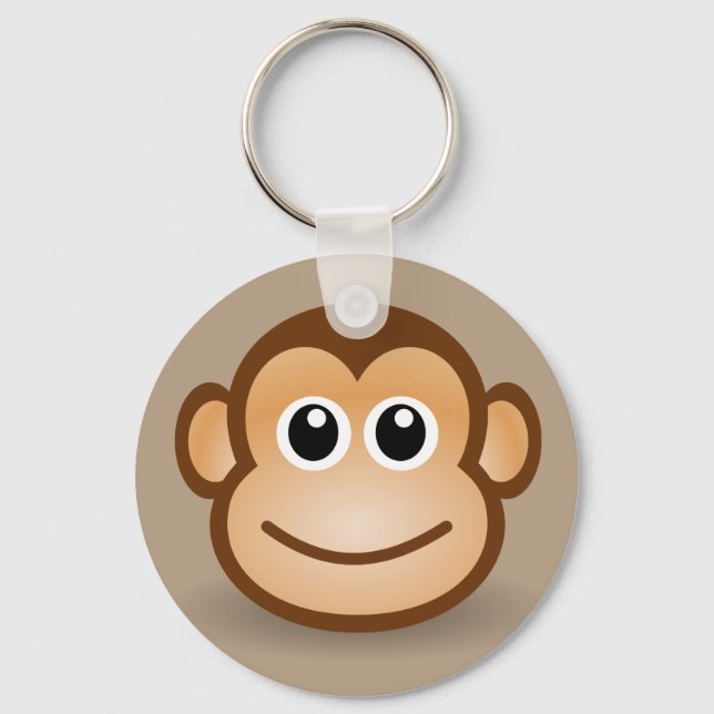 Animated Monkey Keychain (Front)