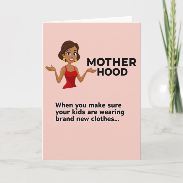 Animated Motherhood Moment Card (Front)