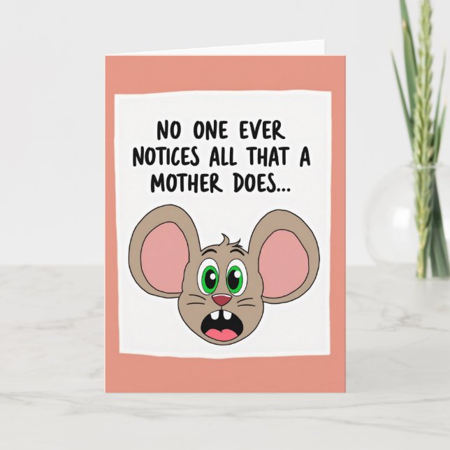 Animated Mothers Day Face Card (Front)