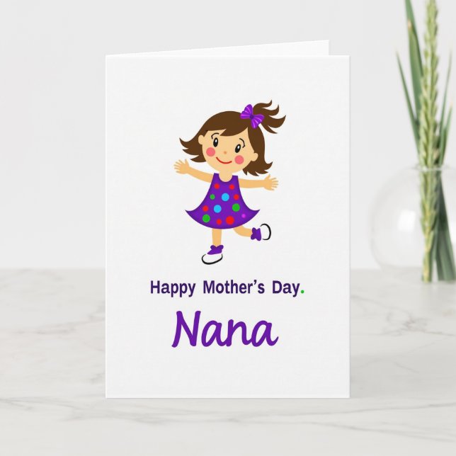 Animated Mothers Day Smile Card (Front)