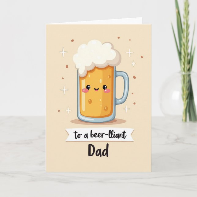 Animated Mug Fathers Day Card (Front)