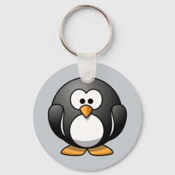 Animated Penguin Keychain by paul68 at Zazzle