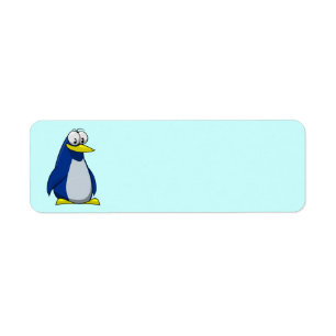 Animated Penquin Label