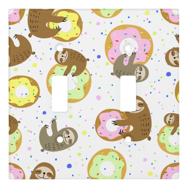 Animated Sloths Light Switch Cover (Front)