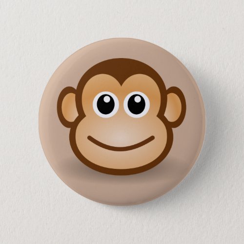 Animated Smiling Monkey Button