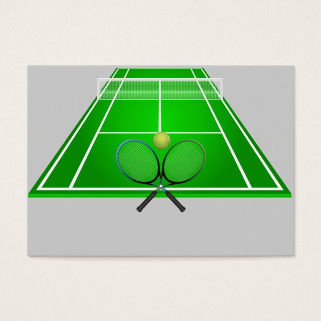Animated Tennis Court and rackets (Front)