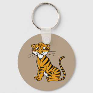 Animated Tiger Keychain