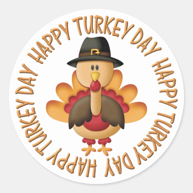 Animated Turkey Stickers (Front)