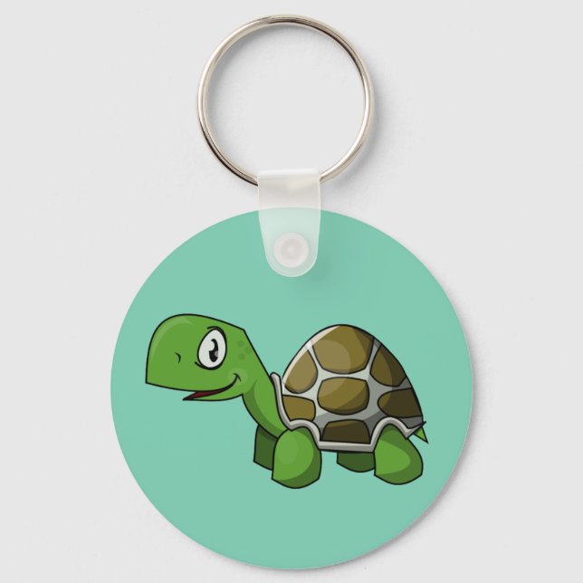 Animated Turtle Keychain (Front)