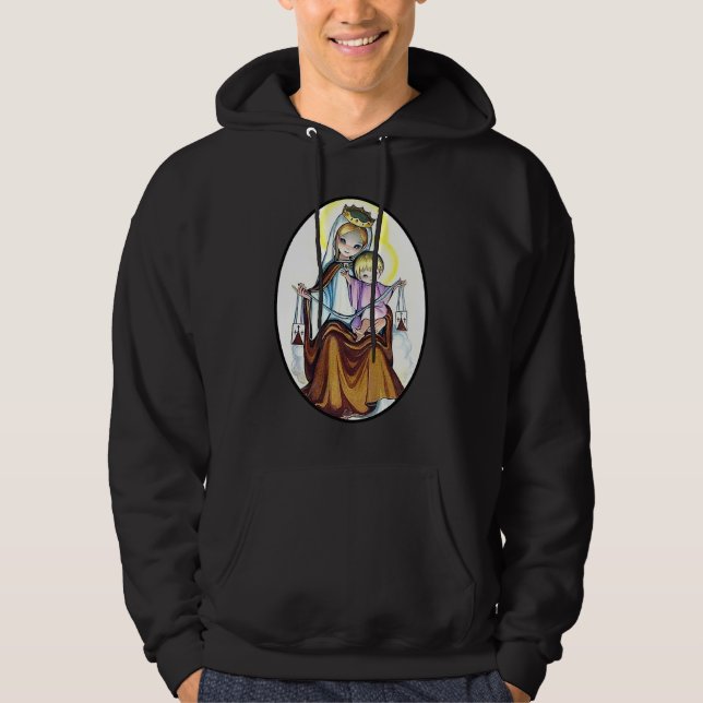 Animated Virgin Mary Hoodie (Front)