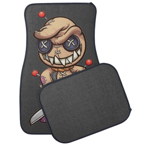 Animated Voodoo Doll Car Floor Mat