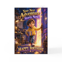 AnimatedLabbs Ziggy Adventure Birthday Card