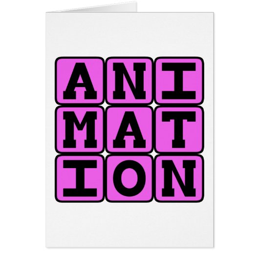 Animation, Motion and Shape Change Cards (Front)