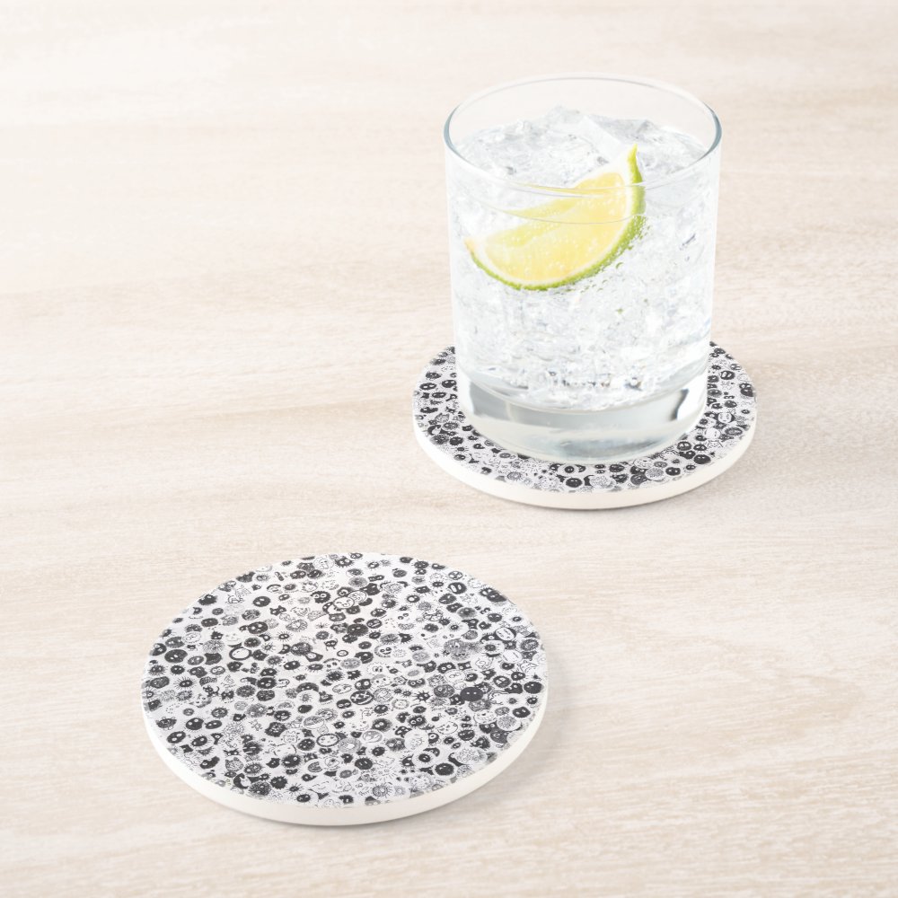 Discover Animation Pattern Sandstone Coaster