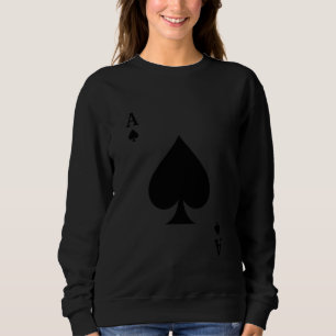 Anime Ace of Spades Otaku Card Design Sweatshirt
