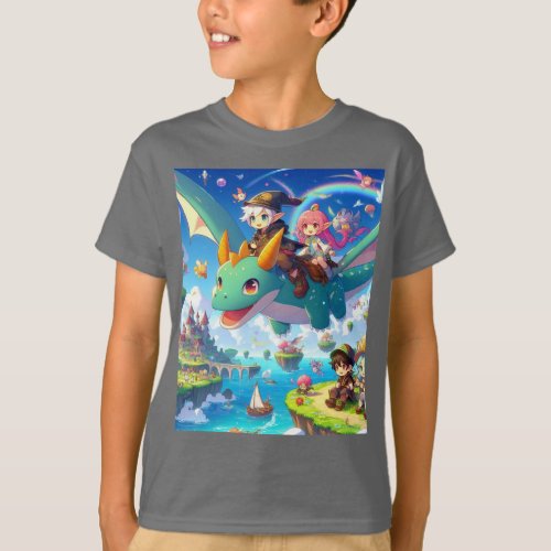 Anime Adventure World T_Shirt