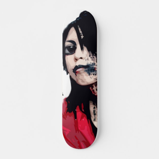 anime alive skateboard deck (Front)