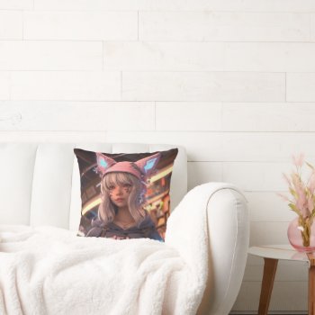 Anime Amy Pillow by mmafightersc at Zazzle