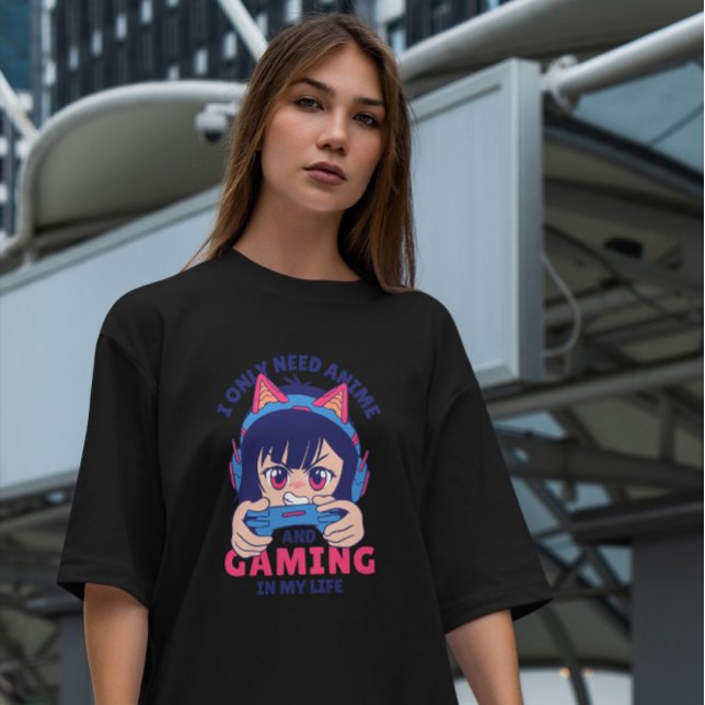 Anime And Gaming   T-Shirt (Creator Uploaded)
