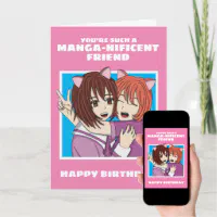 anime happy birthday cards