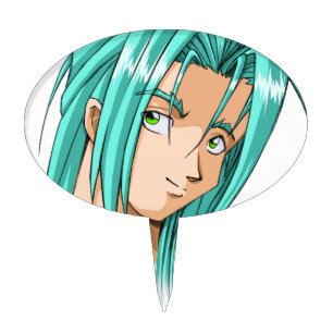 Anime and Manga Faces Cake Topper