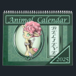 Anime Animal 2025 Positive Calendar<br><div class="desc">A cute collection of animals in frames with positive words next to them to motivate and encourage people. Thanks for stopping by and have a wonderful day as well as a great 2025!</div>