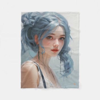 Anime Ariana Fleece Blanket by mmafightersc at Zazzle