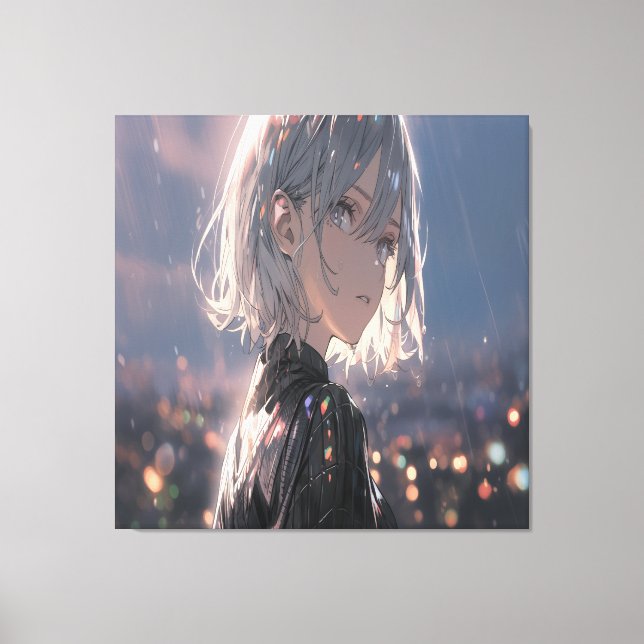Anime Art. Canvas Print (Front)