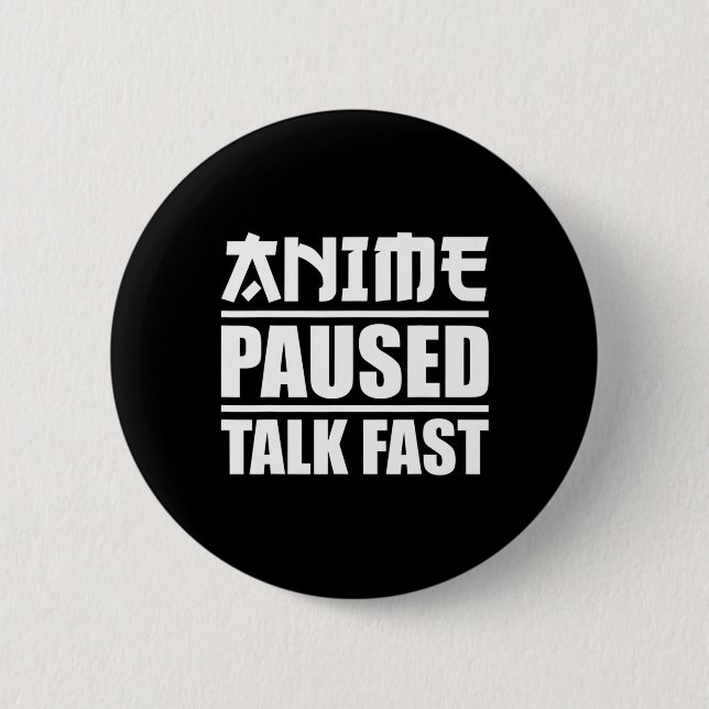 Anime Art For Men Women Teen Girls Anime Merch Ani Button (Front)